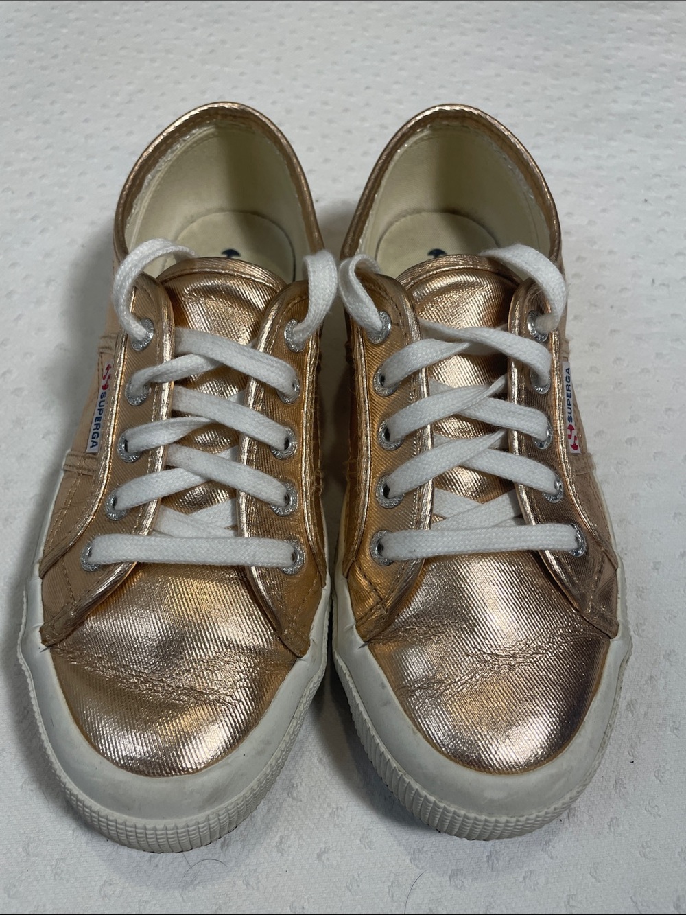 Anthropologie Superga Rose Gold w7